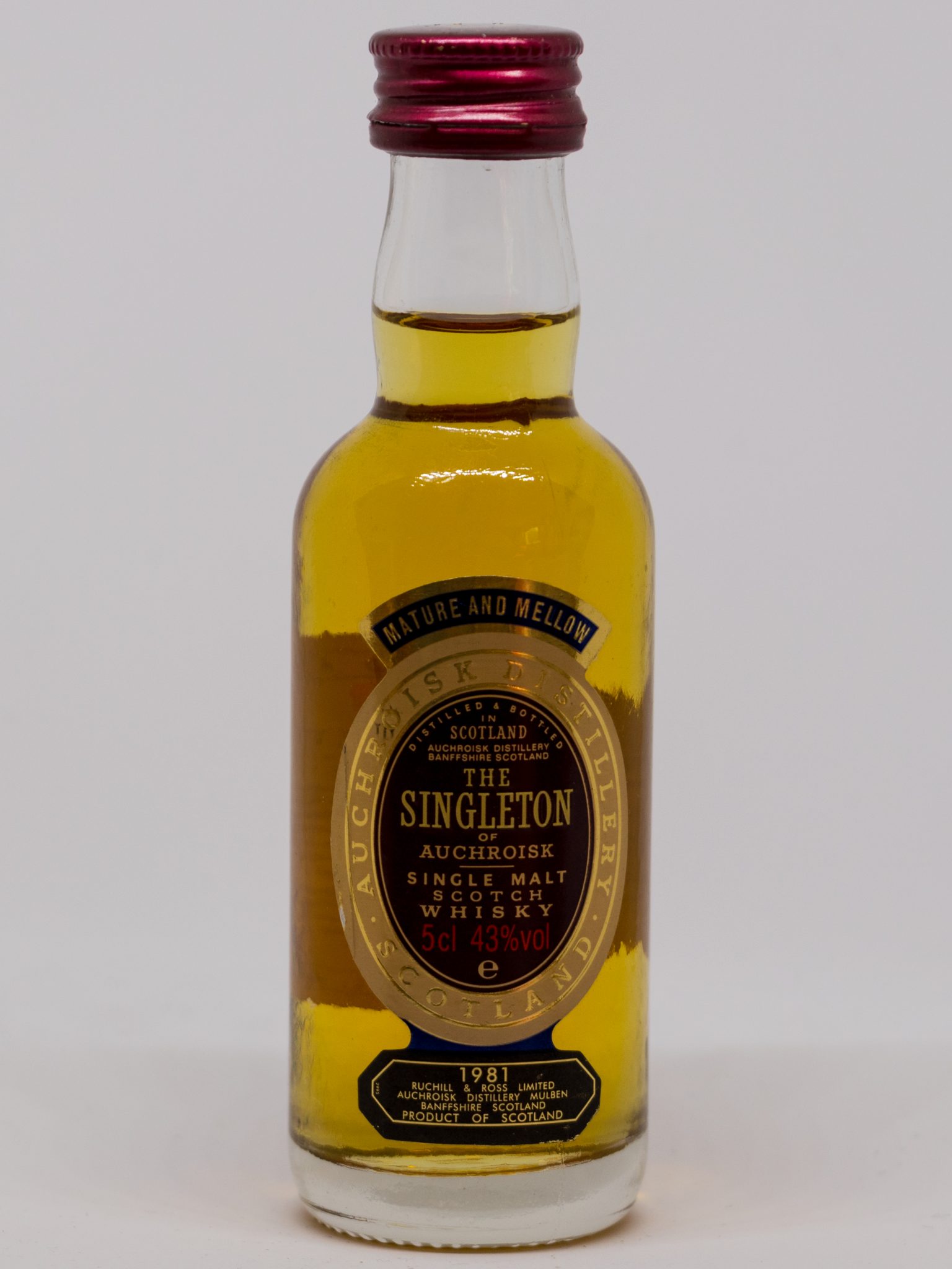 Auchroisk Singleton 1981