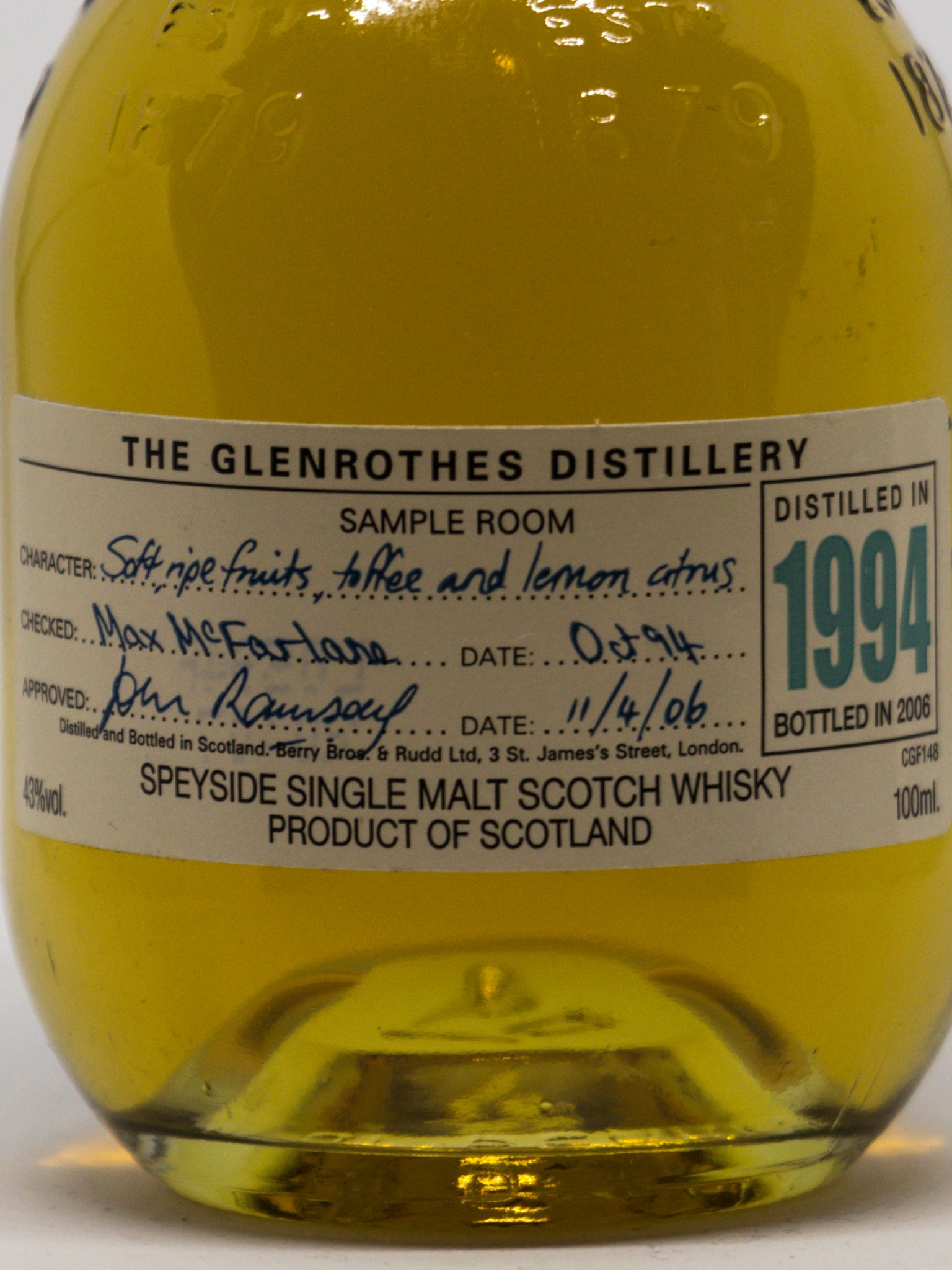 Glenrothes 1994 (2006) – Bild 2