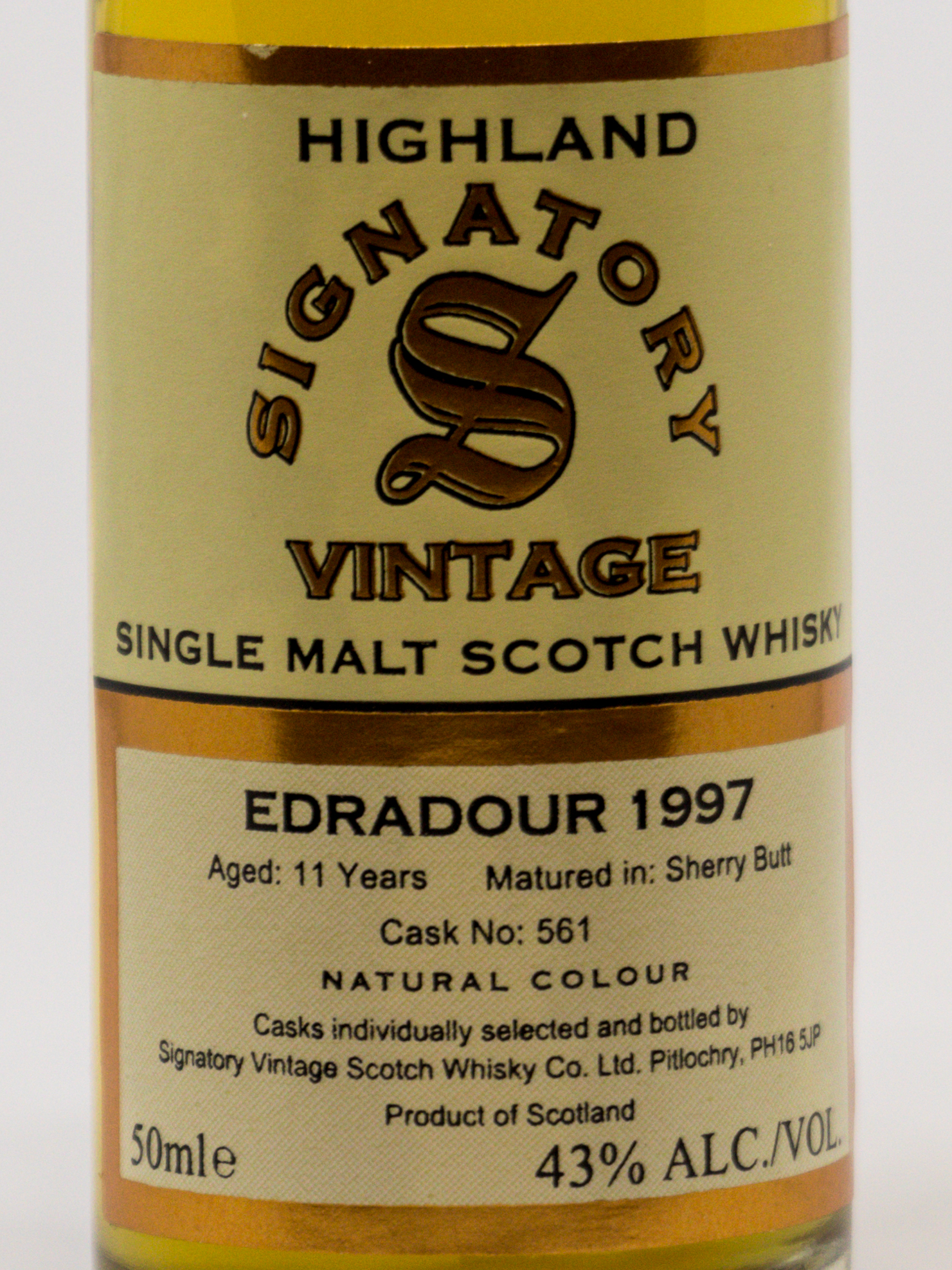 Edradour 1997 (Tube) – Bild 2