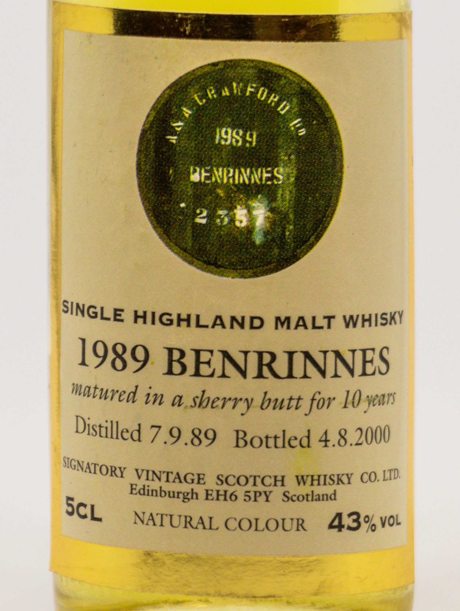 Benrinnes 1989 – Bild 2