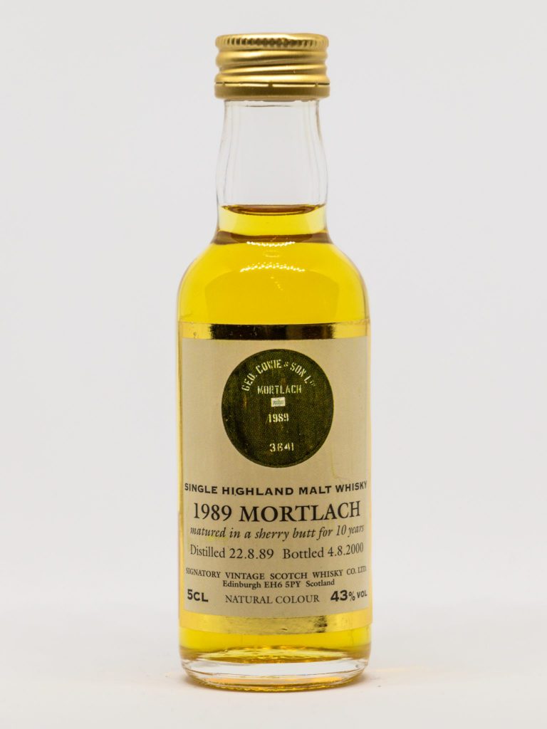 Jahrgangswhisky Mortlach 1989