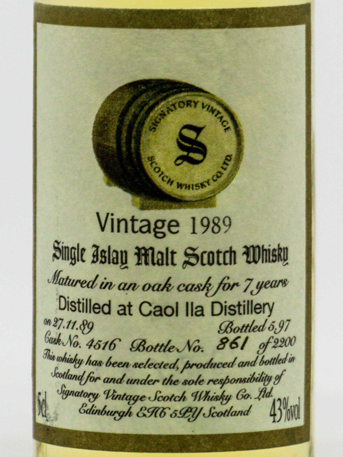 Caol Ila 1989 (7 Jahre) – Bild 3