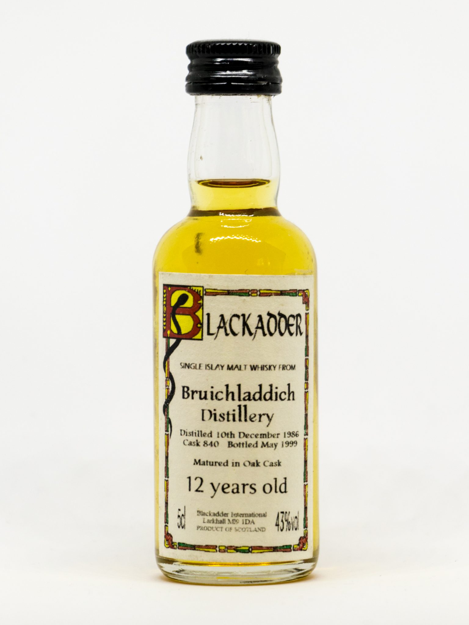 Bruichladdich 1986 (Blackadder)