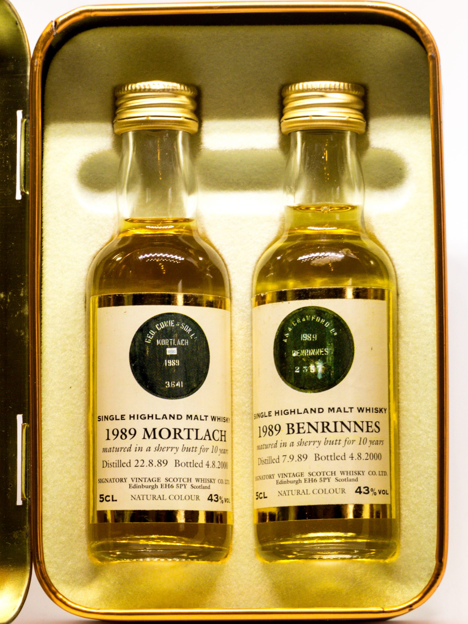 Benrinnes & Mortlach Set 1989 – Bild 2
