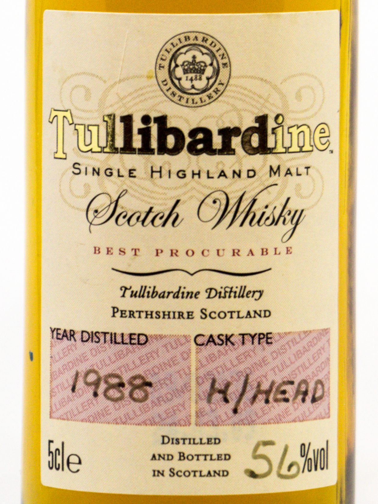 Tullibardine 1988 (Faßstärke) – Bild 2