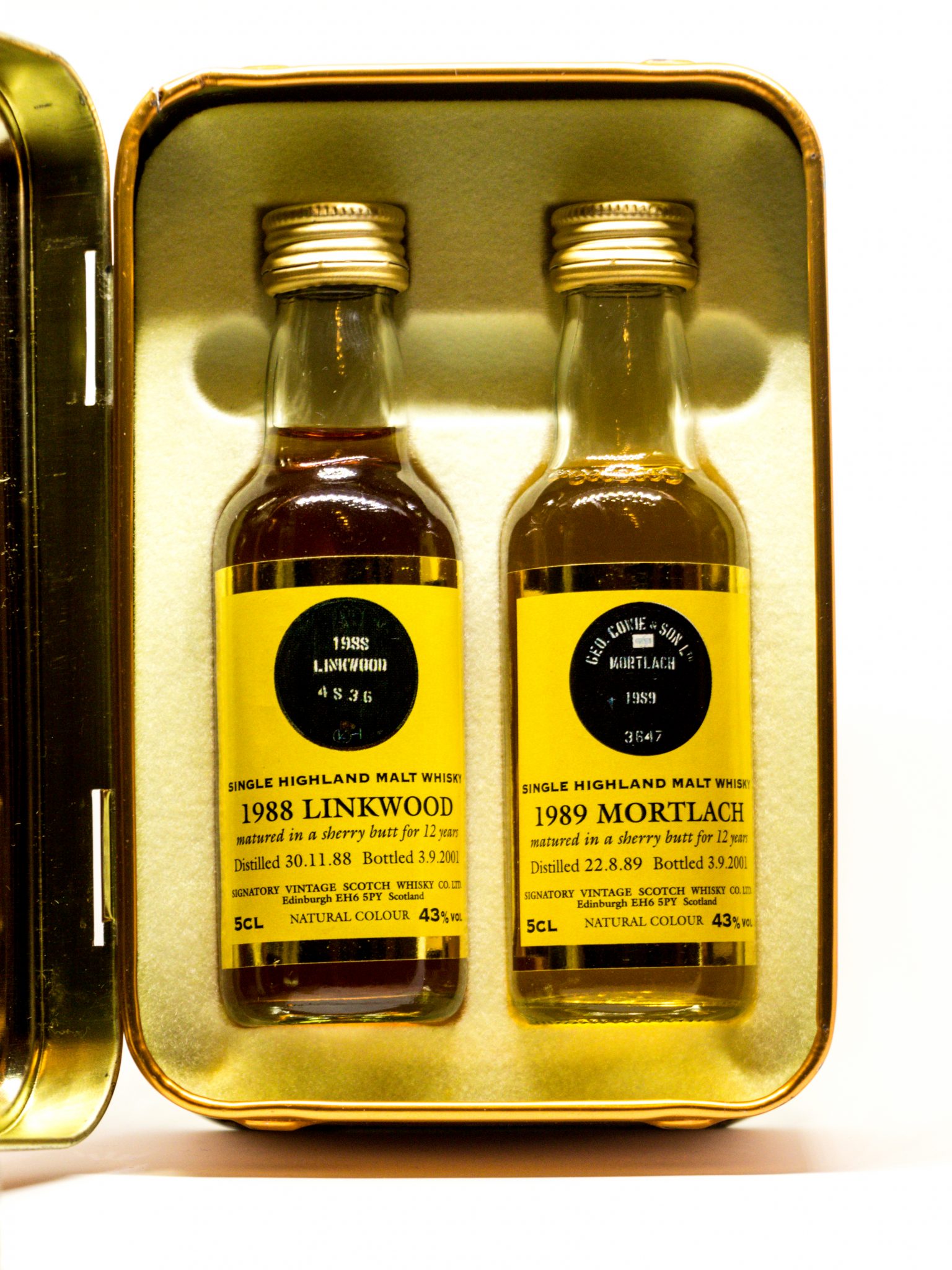 Linkwood 1988 & Mortlach Set 1989